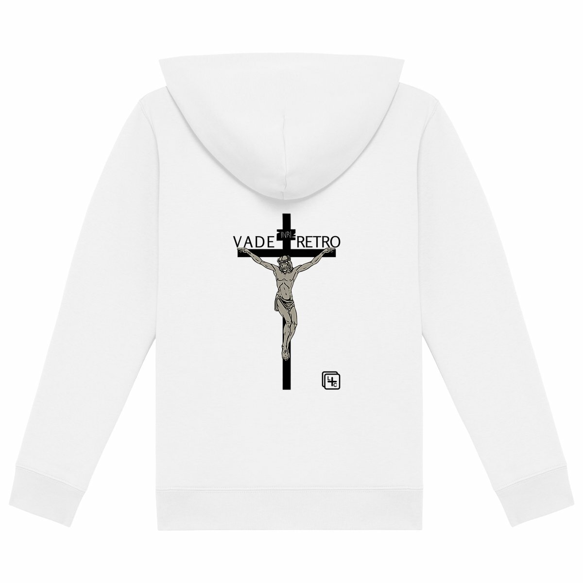 dos_blanc_0 Vade Retro Sweat à capuche Enfant
