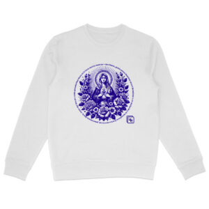 Ave Maria Bleu Sweat-shirt Unisexe