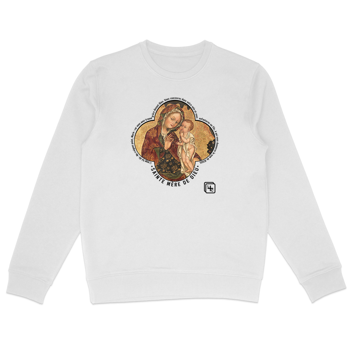 face_0_0 Sainte Mère de Dieu Sweat-shirt Unisexe