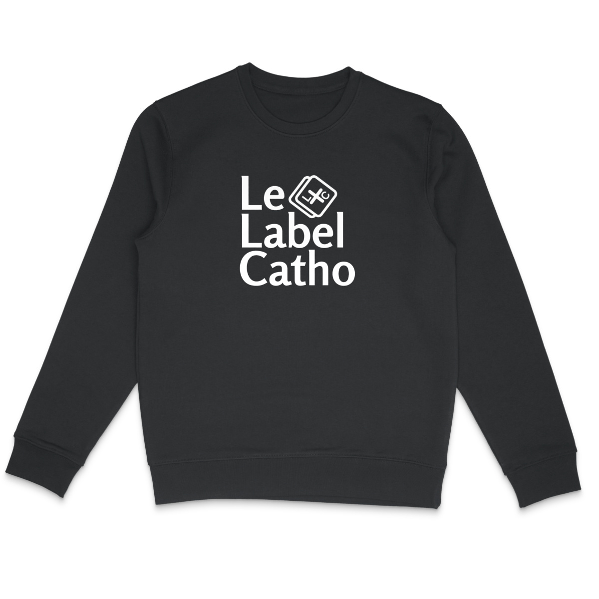 face_0_0 Le Label Catho blanc Sweat-shirt Unisexe