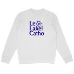Le Label Catho bleu Sweat-shirt Unisexe