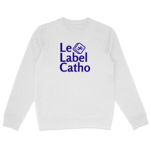 Le Label Catho bleu Sweat-shirt Unisexe