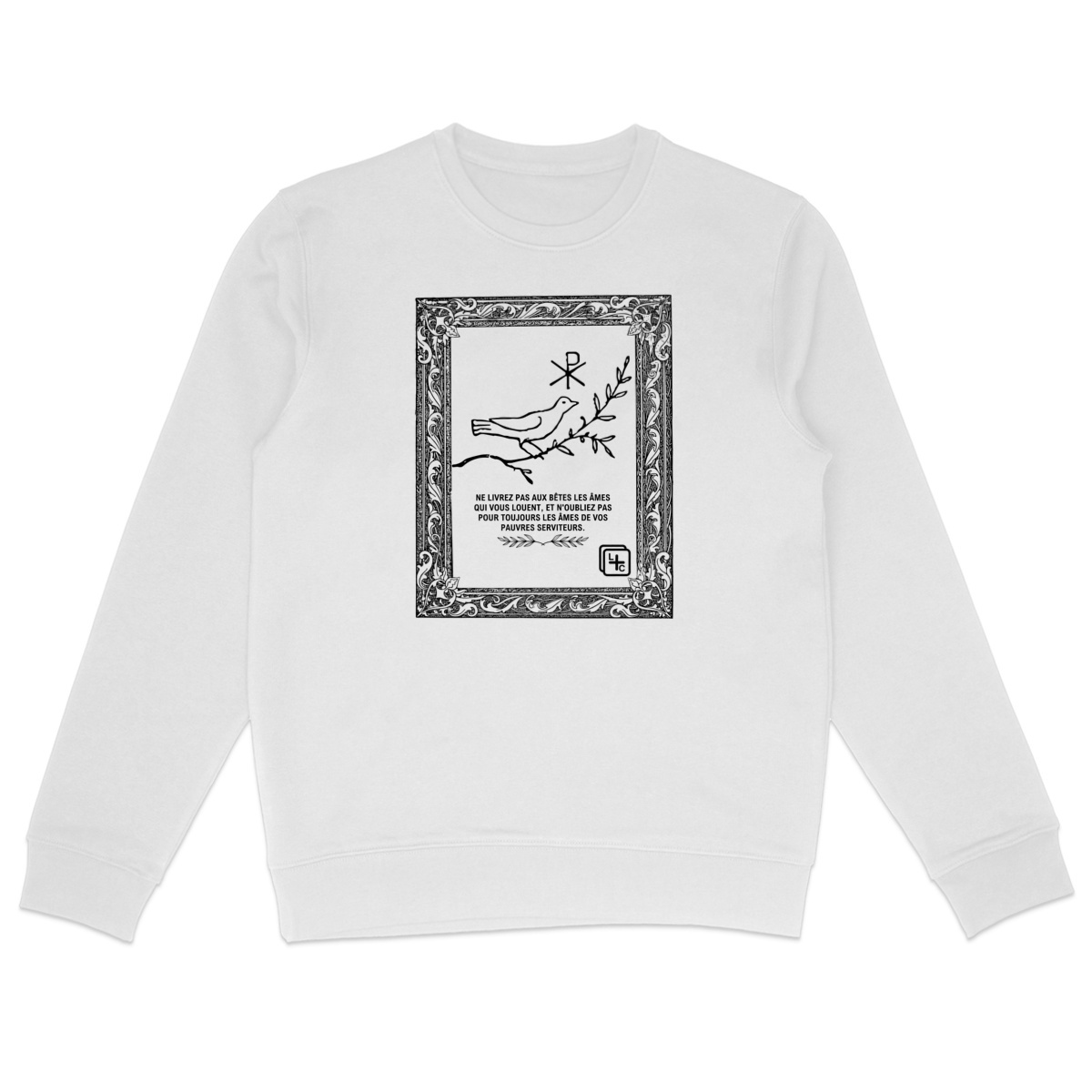 face_0_0 Colombe Français Sweat-shirt Unisexe