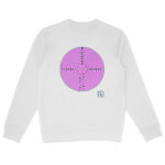 Labyrinthe fond Rose Sweat-shirt Unisexe