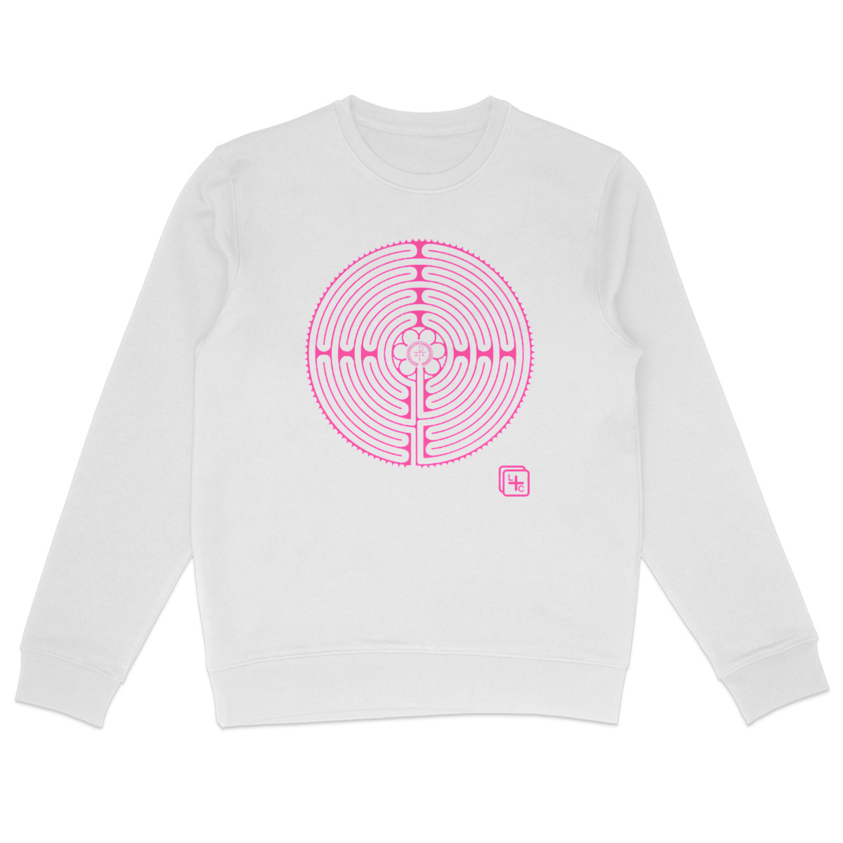 face_0_0 Labyrinthe Rose Sweat-shirt Unisexe