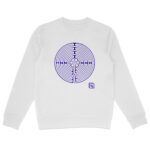 Labyrinthe Bleu Sweat-shirt Unisexe