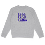 Le Label Catho bleu Sweat-shirt Unisexe