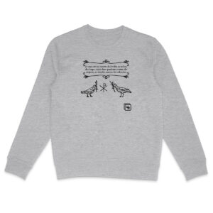 2 colombes Français Sweat-shirt Unisexe