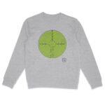 Labyrinthe fond Vert Sweat-shirt Unisexe