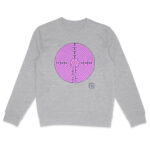 Labyrinthe fond Rose Sweat-shirt Unisexe