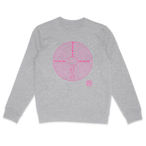 Labyrinthe Rose Sweat-shirt Unisexe