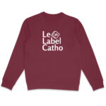 Le Label Catho blanc Sweat-shirt Unisexe