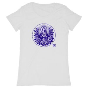 Ave Maria Bleu T-shirt Femme manches courtes