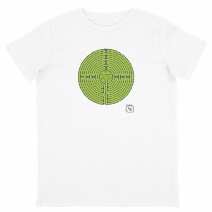 Labyrinthe fond Vert T-shirt Enfant