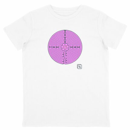 Labyrinthe fond Rose T-shirt Enfant