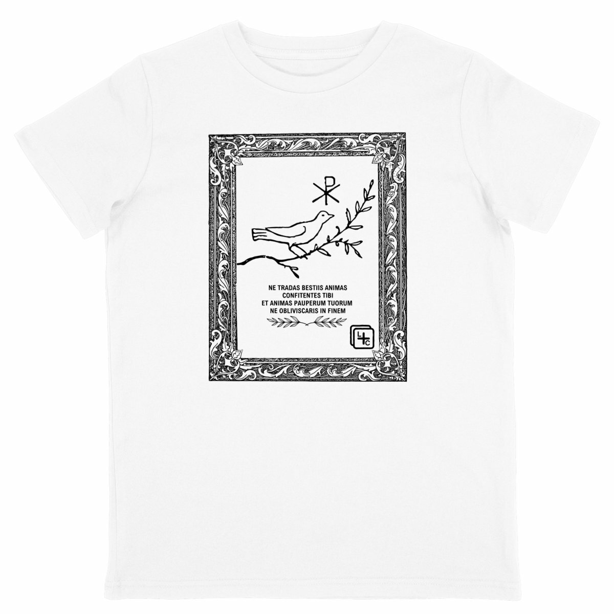 face_blanc_0 Colombe Latin T-shirt Enfant