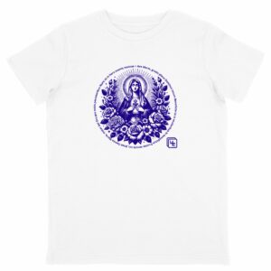 Ave Maria Bleu Tee-Shirt Enfant Léger