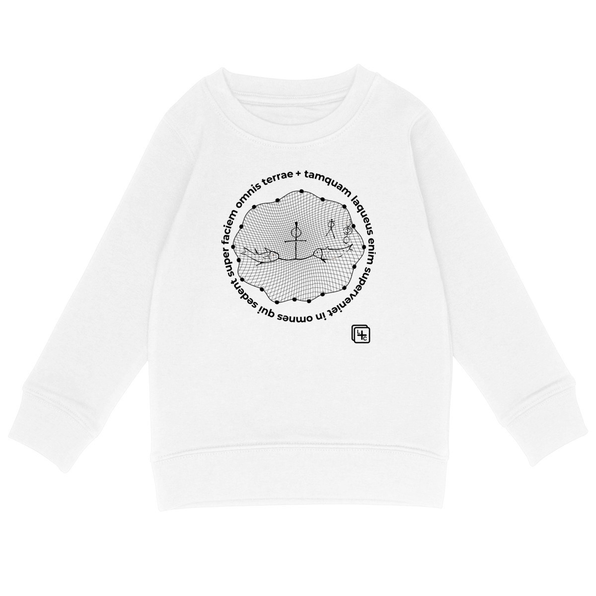 face_blanc_0 Filet Latin Sweat-shirt Enfant