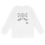 2 colombes Français Sweat-shirt Enfant