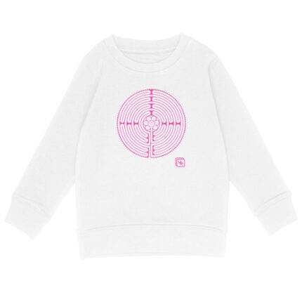 Labyrinthe Rose Sweat-shirt Enfant