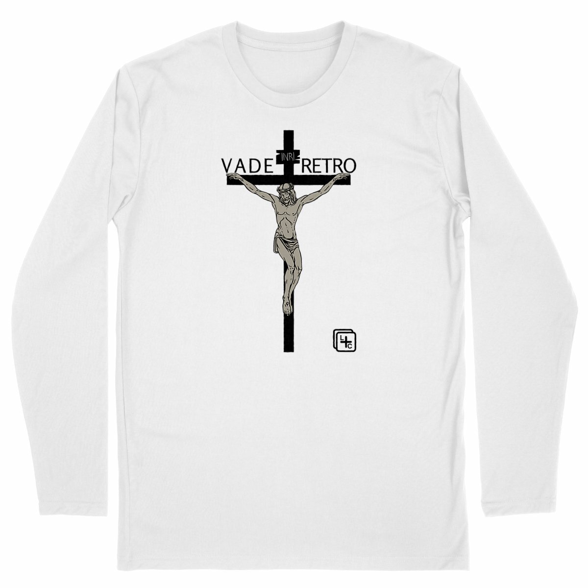 face_blanc_0 Vade Retro T-shirt Homme manches longues