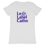 Le Label Catho bleu T-shirt Femme manches courtes