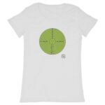 Labyrinthe fond Vert T-shirt Femme manches courtes