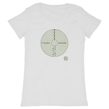 Labyrinthe Vert T-shirt Femme manches courtes