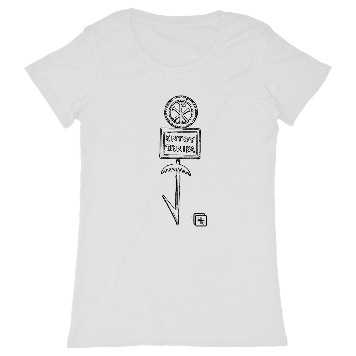 face_blanc_0 Constantin T-shirt Femme manches courtes