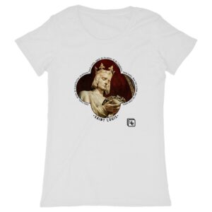 Saint Louis couronne d'épines T-shirt Femme manches courtes