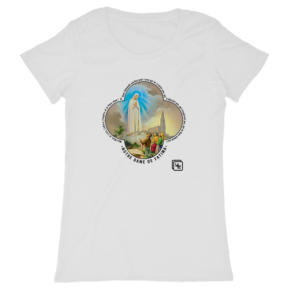 Notre Dame de Fatima T-shirt Femme manches courtes