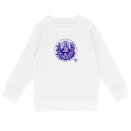 Ave Maria Bleu Sweat-shirt Enfant Léger