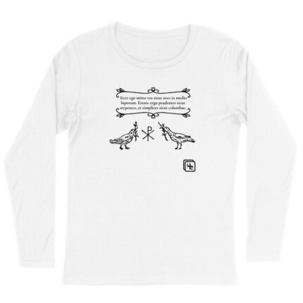 2 colombes Latin T-shirt Femme manches longues