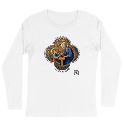 Saint Joseph charpentier T-shirt Femme manches longues