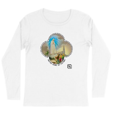Notre Dame de Fatima T-shirt Femme manches longues