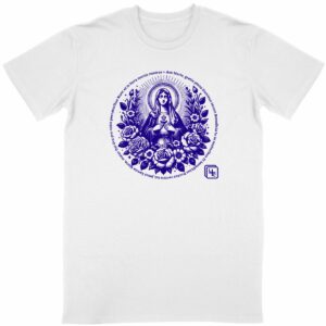 Ave Maria Bleu T-shirt Homme manches courtes