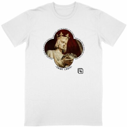 Saint Louis couronne d'épines T-shirt Homme manches courtes
