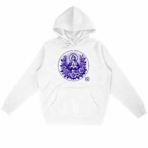 Ave Maria Bleu Sweat à capuche Léger Unisexe
