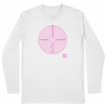 Labyrinthe Rose T-shirt Homme manches longues