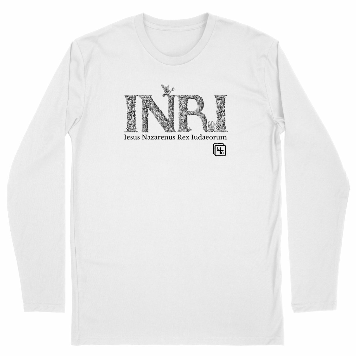 face_blanc_0 INRI T-shirt Homme manches longues