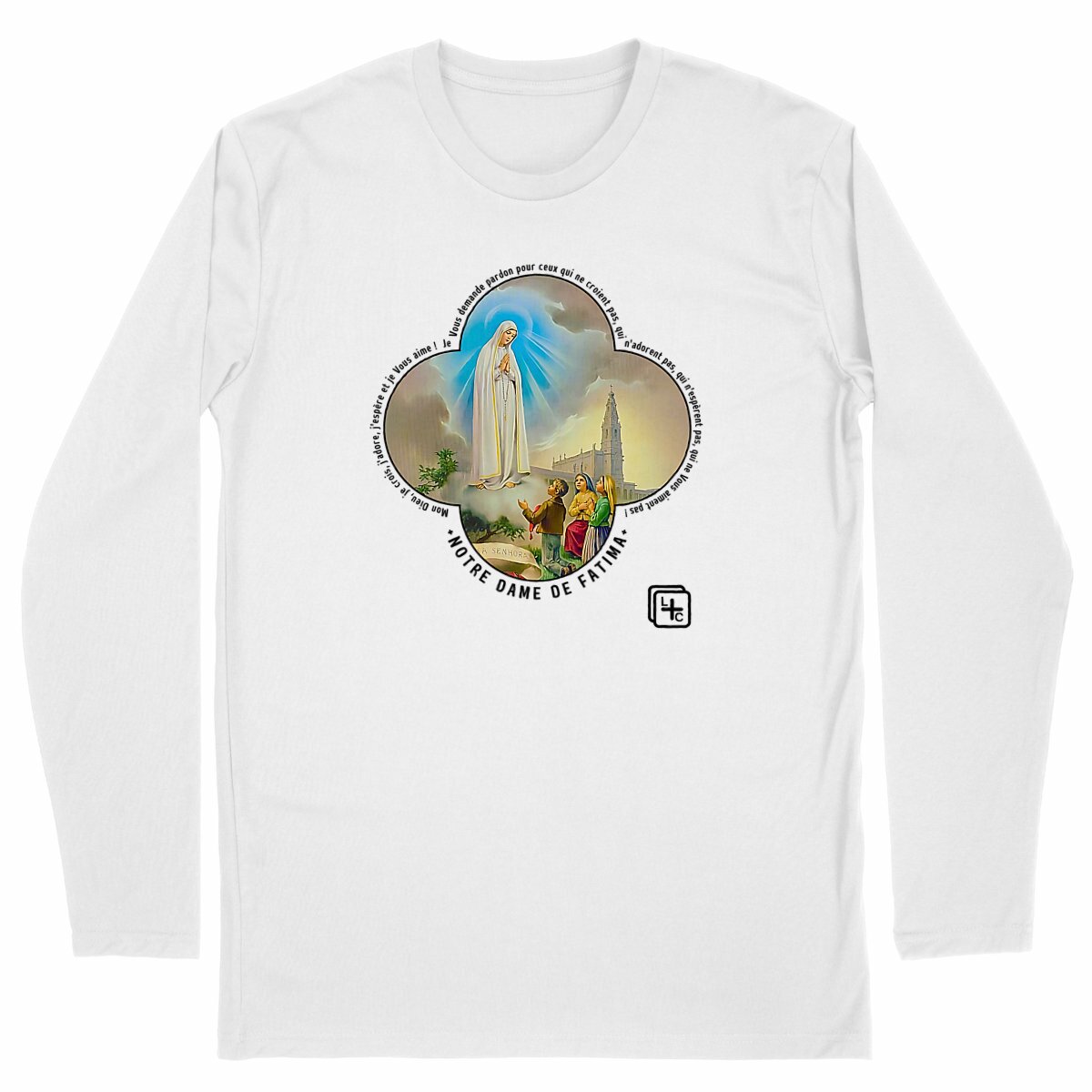 Notre Dame de Fatima T-shirt Homme manches longues