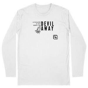 A Rosaire a day T-shirt Homme manches longues