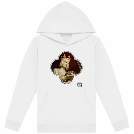 Saint Louis couronne d'épines Sweat à capuche Enfant