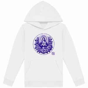 Ave Maria Bleu Sweat à capuche Léger Enfant