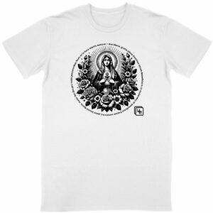 Ave Maria Noir T-shirt Homme manches courtes