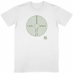 Labyrinthe Vert T-shirt Homme manches courtes