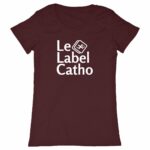 Le Label Catho blanc T-shirt Femme manches courtes