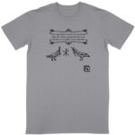 2 colombes Latin T-shirt Homme manches courtes