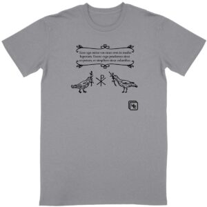 2 colombes Latin T-shirt Homme manches courtes