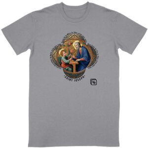Saint Joseph charpentier T-shirt Homme manches courtes